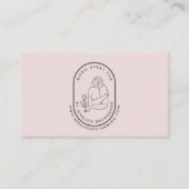 スプレータン ミニマル ボディ スキンケア ピンク 名刺 (正面)