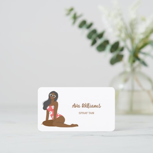 スプレータン 名刺 (スタンド正面)