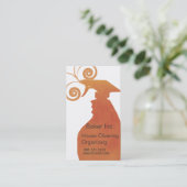 スプレープロフェッショナルハウスキーピングメイドクリーニング 名刺 (スタンド正面)