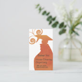 スプレープロフェッショナルハウスキーピングメイドクリーニング 名刺 (スタンド正面)