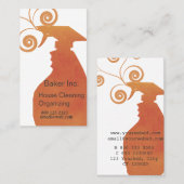 スプレープロフェッショナルハウスキーピングメイドクリーニング 名刺 (正面/裏面)