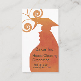 スプレープロフェッショナルハウスキーピングメイドクリーニング 名刺