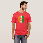 スプレーペイントステンシルバラクラバ Tシャツ (正面フル)