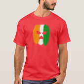 スプレーペイントステンシルバラクラバ Tシャツ (正面)