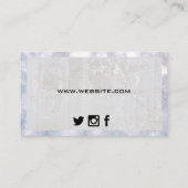 スプレーボトルのロゴ |大理石とボケ 名刺 (裏面)