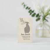 スプレーボトルハウスウィンドウ清掃メンテナンス 名刺 (スタンド正面)