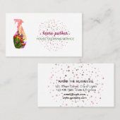 スプレーボトルフローラ清掃サービスガーデン 名刺 (正面/裏面)