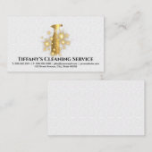 スプレーボトル金ゴールド | 浴室タイル 名刺 (正面/裏面)