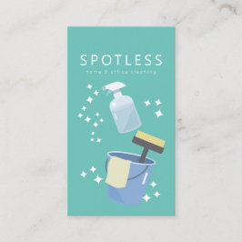 スプレーボトル&バケットクリーニングサービスメイド 名刺