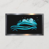 スプレーボトル |洗車水ドロップロゴ 名刺 (裏面)