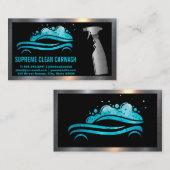 スプレーボトル |洗車水ドロップロゴ 名刺 (正面/裏面)