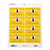 スプレー企業のボトルデザイン ラベル (フルシート)