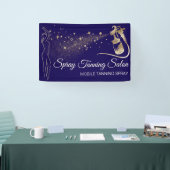 スプレー体タンネイビーブラックブロンズ 横断幕 (トレードショー)