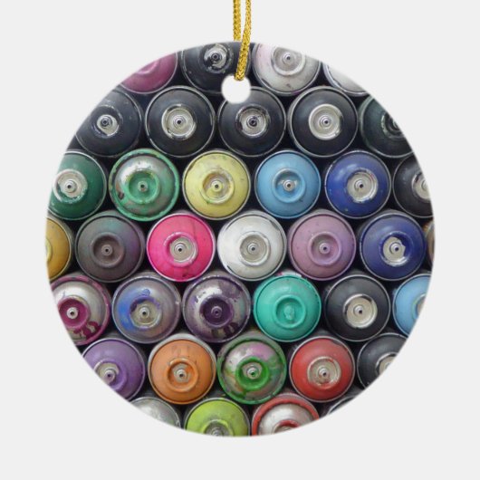 スプレー容器 セラミックオーナメント (正面)