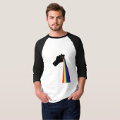 スプレー式塗料虹 Tシャツ (正面フル)