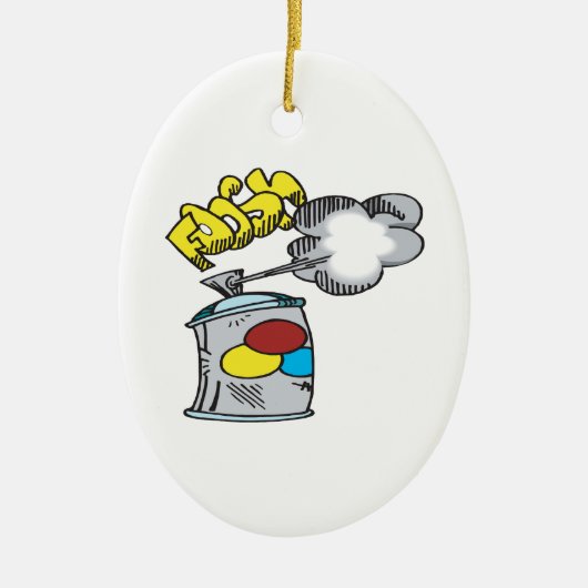 スプレー式塗料 セラミックオーナメント (正面)