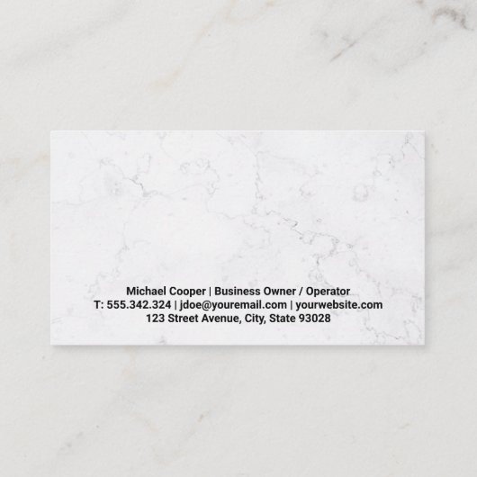 スプレー洗浄ガラス窓 名刺 (裏面)