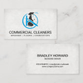 スプレー洗浄 | スキージ | クリーナー 名刺 (正面/裏面)