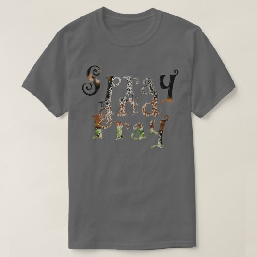 スプレー祈と Tシャツ (デザイン正面)