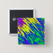 スプレー絵を描マルディグラスブルー 缶バッジ (正面&裏面)