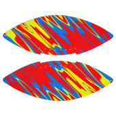 スプレー絵を描レッドイエローブルー アメリカンフットボール (パネル)