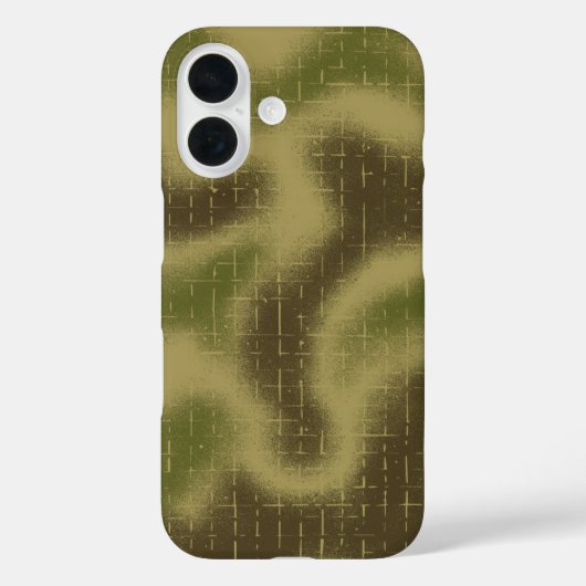 スプレー絵を描戦術的迷彩柄パターン緑 Case-Mate iPhoneケース (裏面)