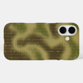 スプレー絵を描戦術的迷彩柄パターン緑 Case-Mate iPhoneケース (裏面 (横))