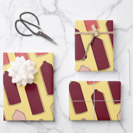 スプレー絵を描缶パターン ラッピングペーパーシート