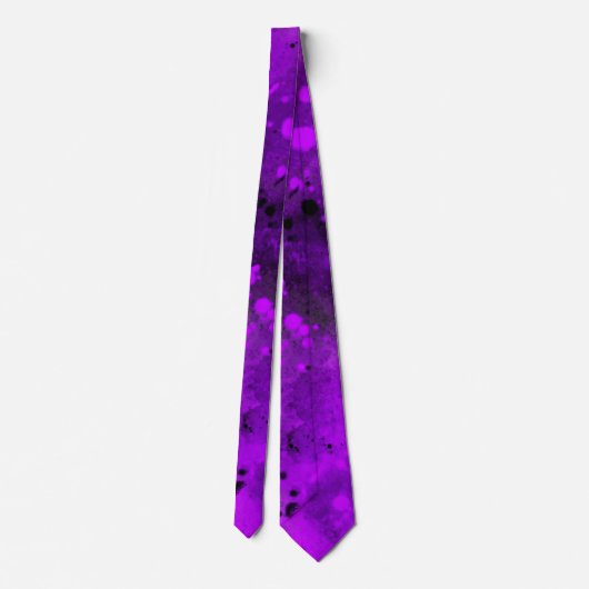 スプレー絵を描(ばちゃばちゃ)跳ねるエフェクトネックタイ ネクタイ (裏面)