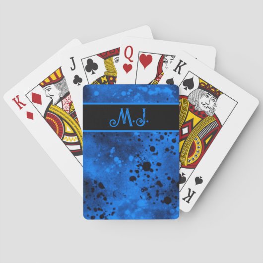 スプレー絵を描（ばちゃばちゃ）跳ねる効果トランプ トランプ (裏面)