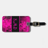 スプレー絵を描(ばちゃばちゃ)跳ねる効果荷物タグ ラゲッジタグ (正面横)