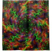 スプレー絵を描 シャワーカーテン (正面)