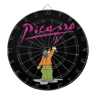 スプレー絵を描 ダーツボード