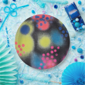 スプレー絵を描 ペーパープレート (パーティー)