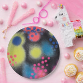 スプレー絵を描 ペーパープレート (パーティー)