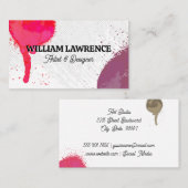 スプレー絵を描 |芸術的 | 名刺 (正面/裏面)