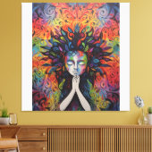 スプレー絵画抽象芸術 キャンバスプリント (インサイチュ (リビング))