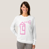 スプレー缶アイコン Tシャツ (正面フル)