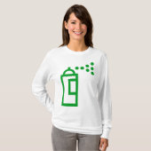 スプレー缶アイコン Tシャツ (正面フル)