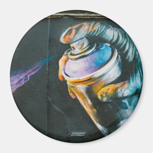 スプレー缶グラフィティアートマラル マグネット (正面)