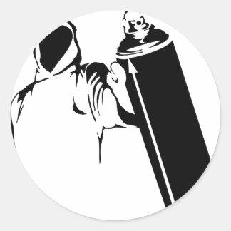 スプレー缶付きグラフィティライター ラウンドシール