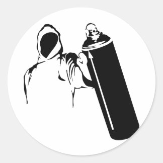 スプレー缶付きグラフィティライター ラウンドシール