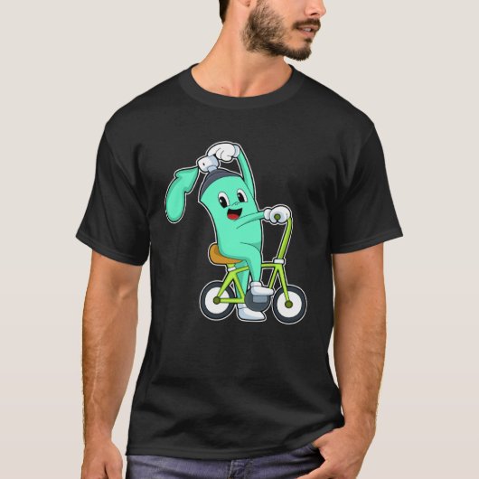 スプレー缶自転車 Tシャツ (正面)