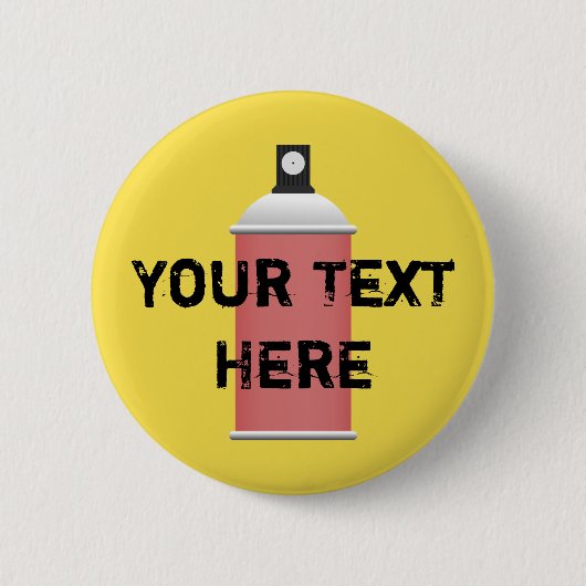 スプレー缶 缶バッジ (正面)