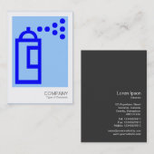 スプレー缶 – 青Lt青99CCFF 名刺 (正面/裏面)