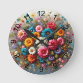 スプレー3 ラウンド壁時計 (正面)