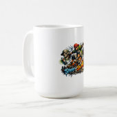 スプレー＆スケートカオス コーヒーマグカップ (正面左)
