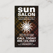 スプレー・タン・パンチ・カード ロイヤリティカード (裏面)