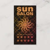 スプレー・タン・パンチ・カード ロイヤリティカード (正面)