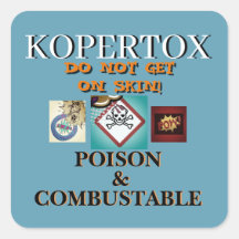 スプレー ボトルのラベル「KOPERTOX」